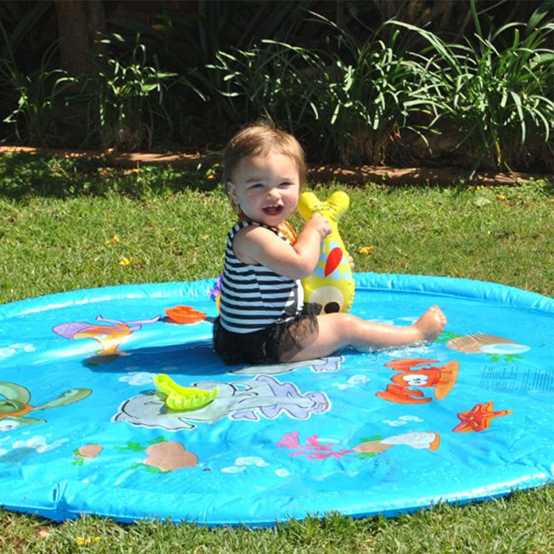 Kid inflatable splash pad Water  Play Mat pool pad