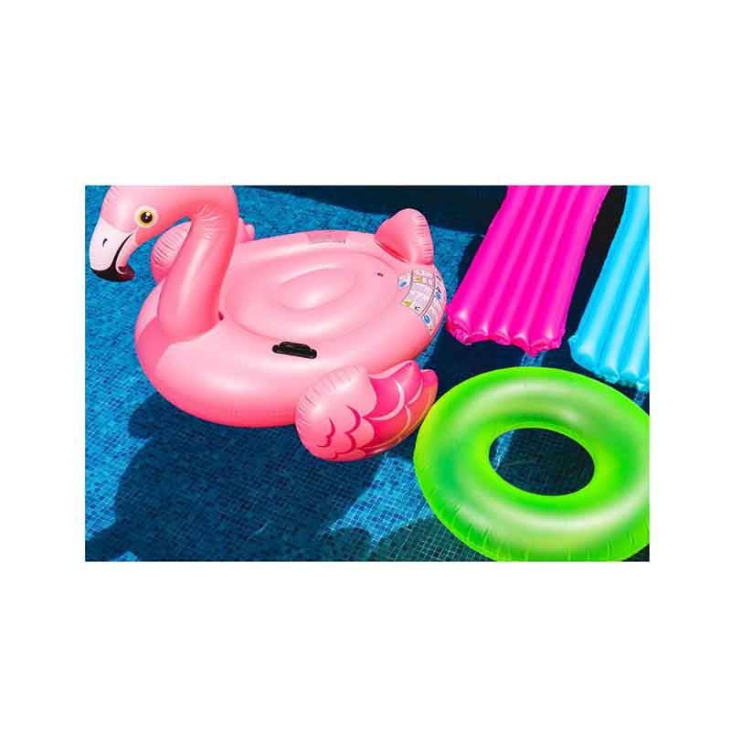 What are inflatable pool floats made of?