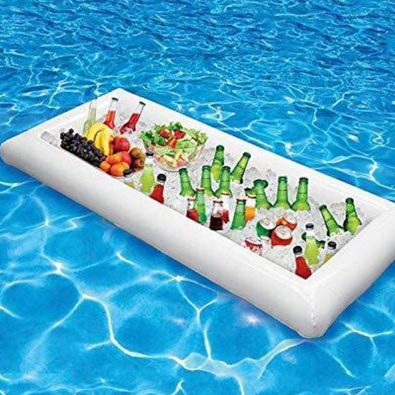 Inflatable serving bar Buffet cooler Salad picnic ice server Hawaiian Party Supplies